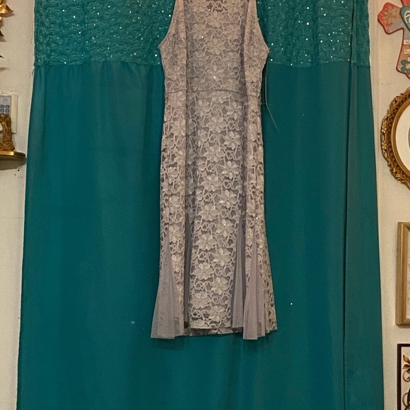 Silver Long Semi Formal - Picture 2 of 6